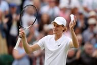 Jannik Sinner at the 2022 Wimbledon Championships.